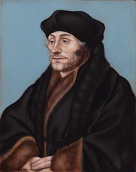 Portræt af Desiderius Erasmus